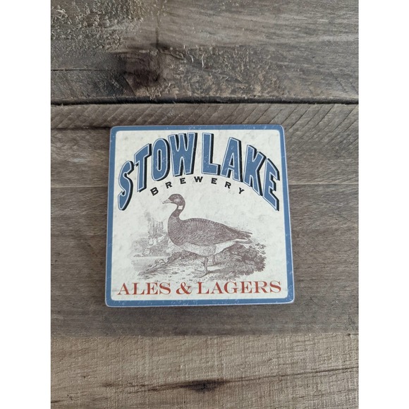 Vintage Beer Bar Coasters Set of Four / Cork Backs - Picture 4 of 7